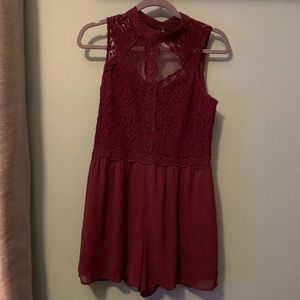 Maroon Romper!
